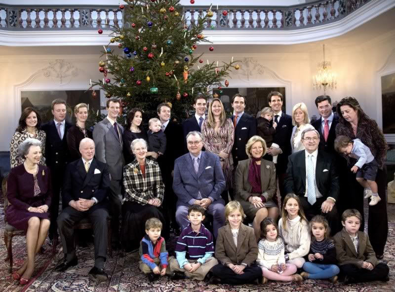 familia real griega navidad